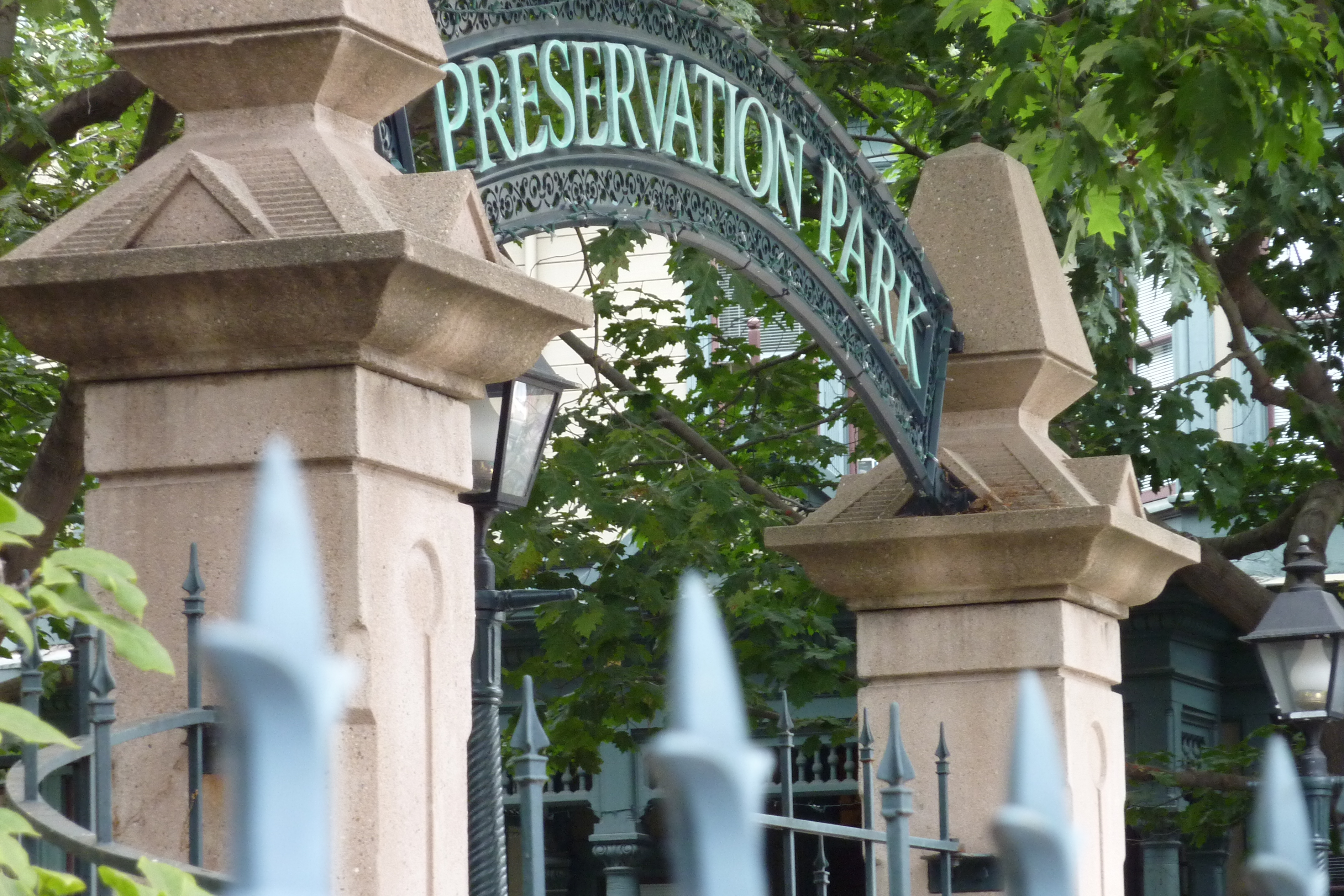 The gates of Preservation Park