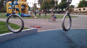 A jumper near the playground at Bella Vista.