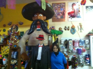 Josefina Lopez in her store