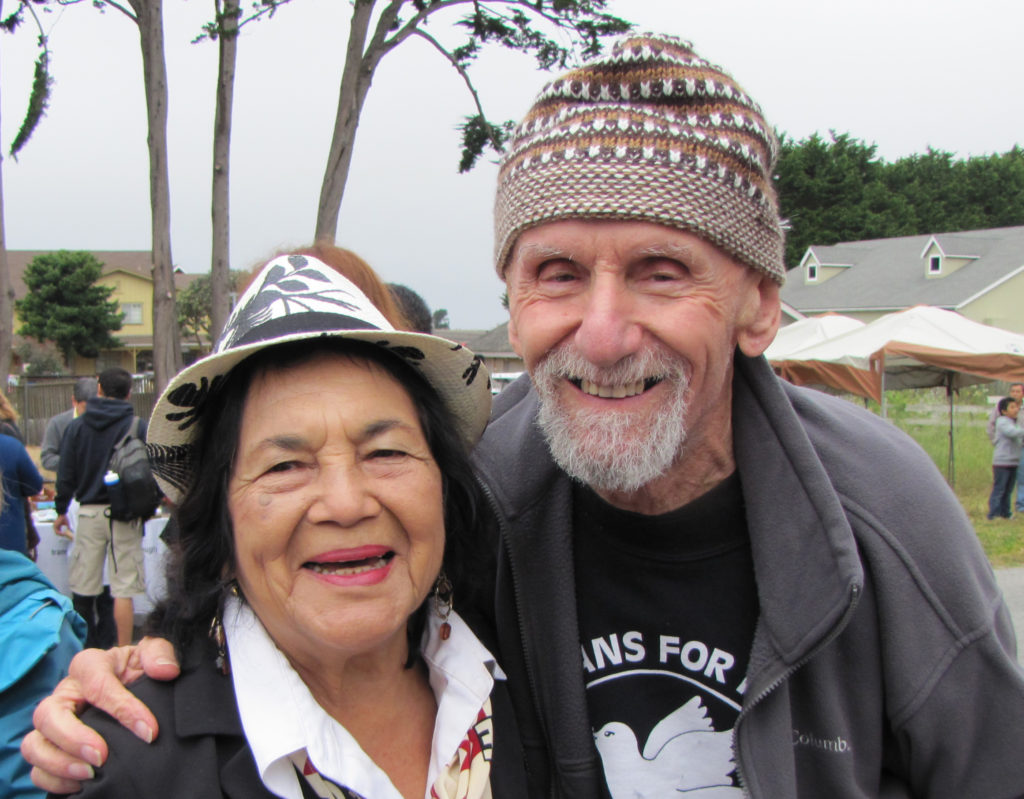 United Farm Workers Co-Founder Dolores Huerta, Rev. Vitale