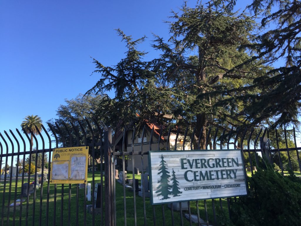 Evergreen Cemetery Entrance