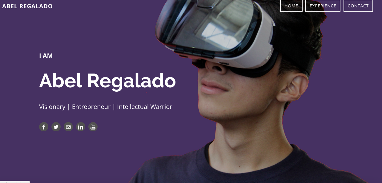 Abel Regalado website